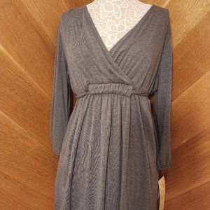 Oh Baby by Motherhood Gray Maternity Top NWT - XL